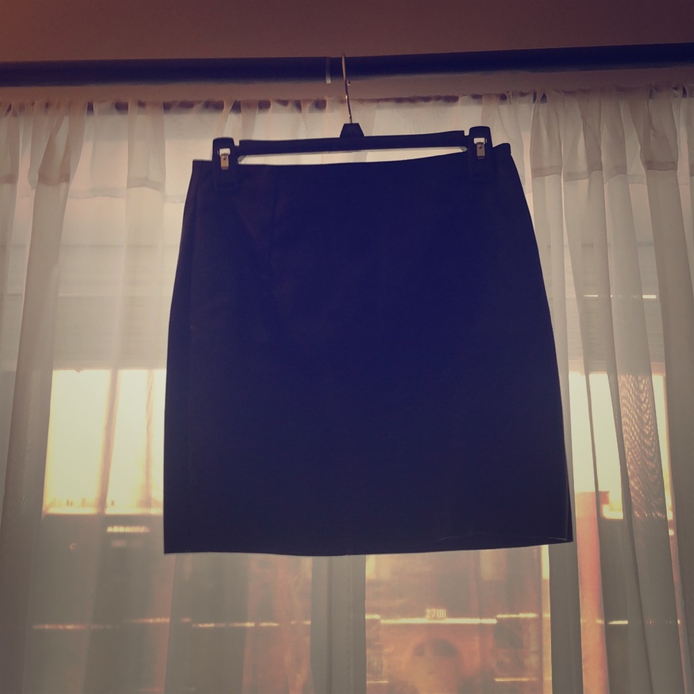Faux leather mini